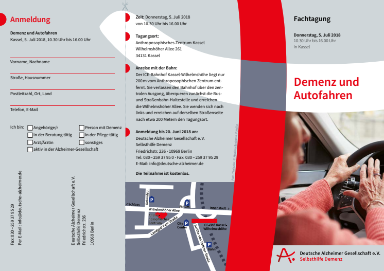 Fachtagung Demenz und Autofahren 2018