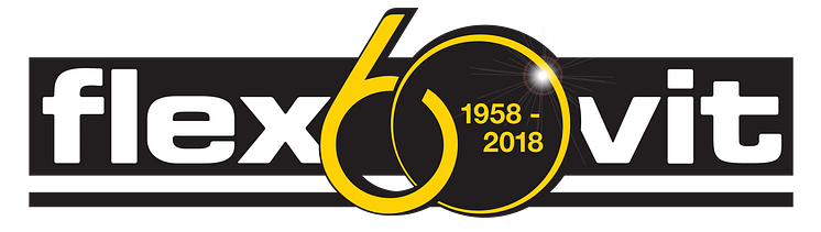 Flexovit 60 år - Logo