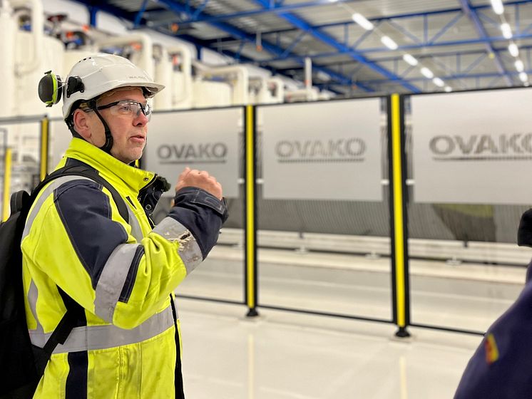 Mikael Persson, projektledare på Ovako Hofors
