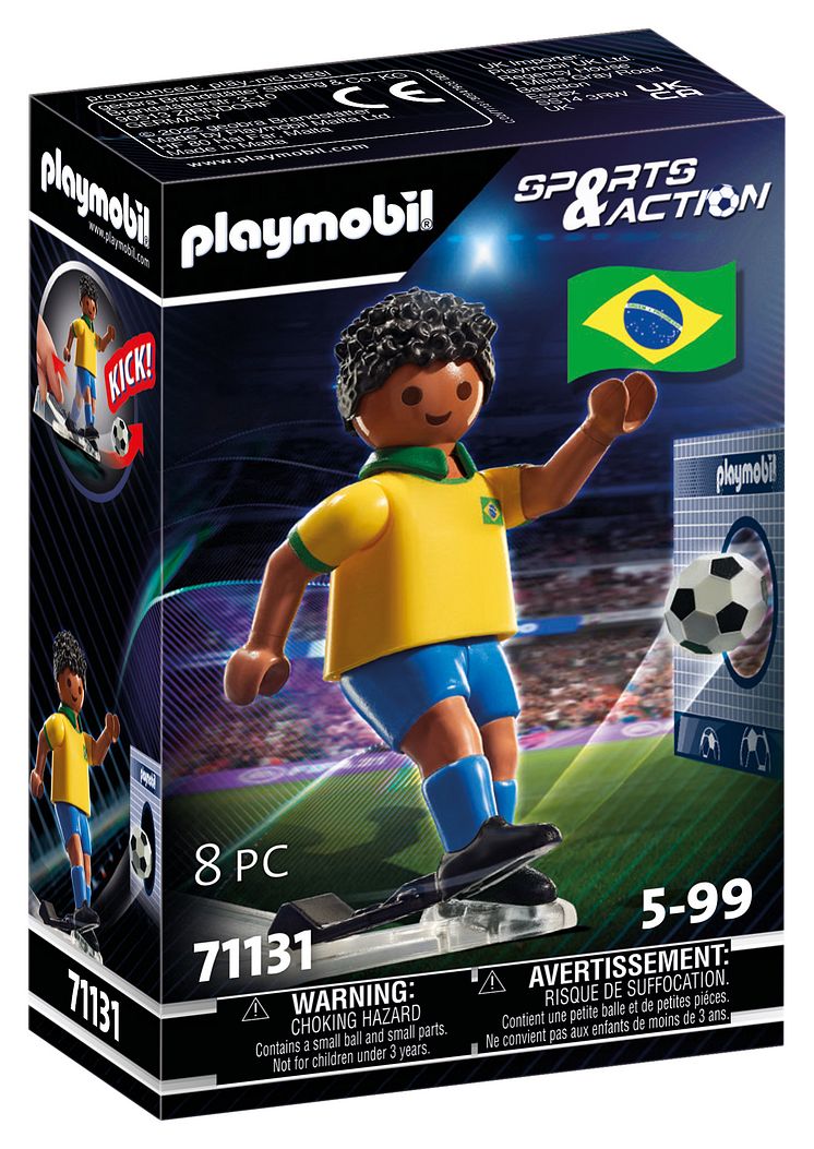 Fußballspieler Brasilien (71131) von PLAYMOBIL