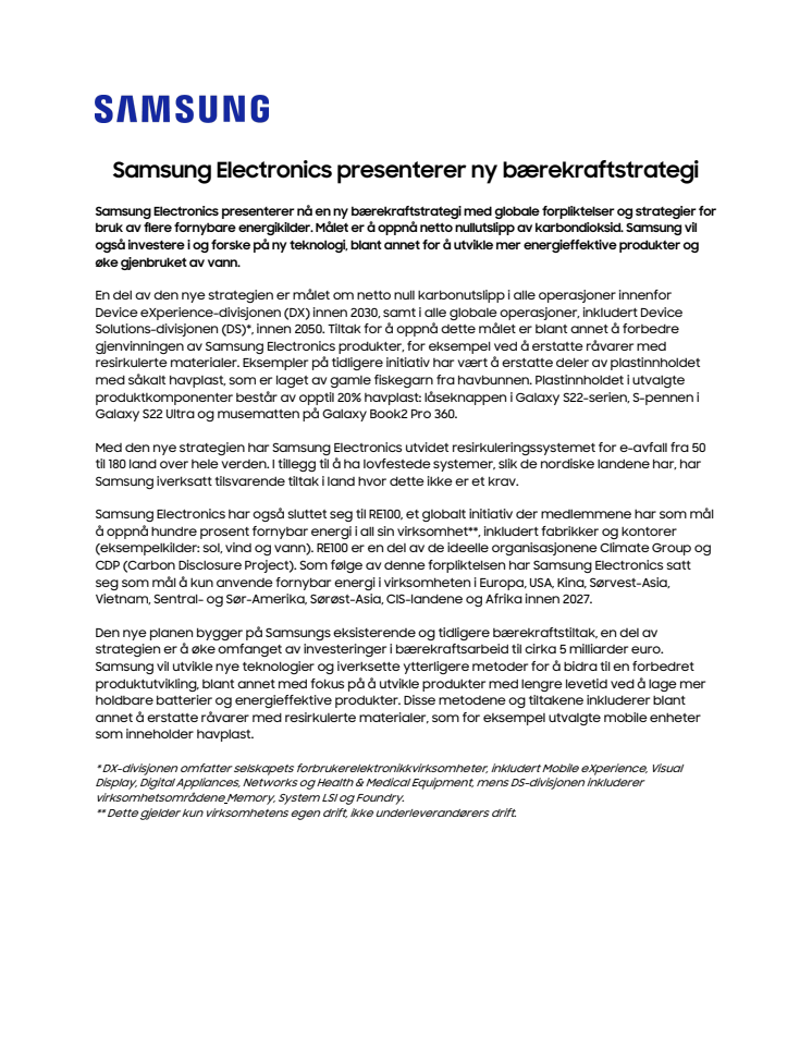 Samsung Electronics presenterer ny bærekraftstrategi_pressemelding.pdf