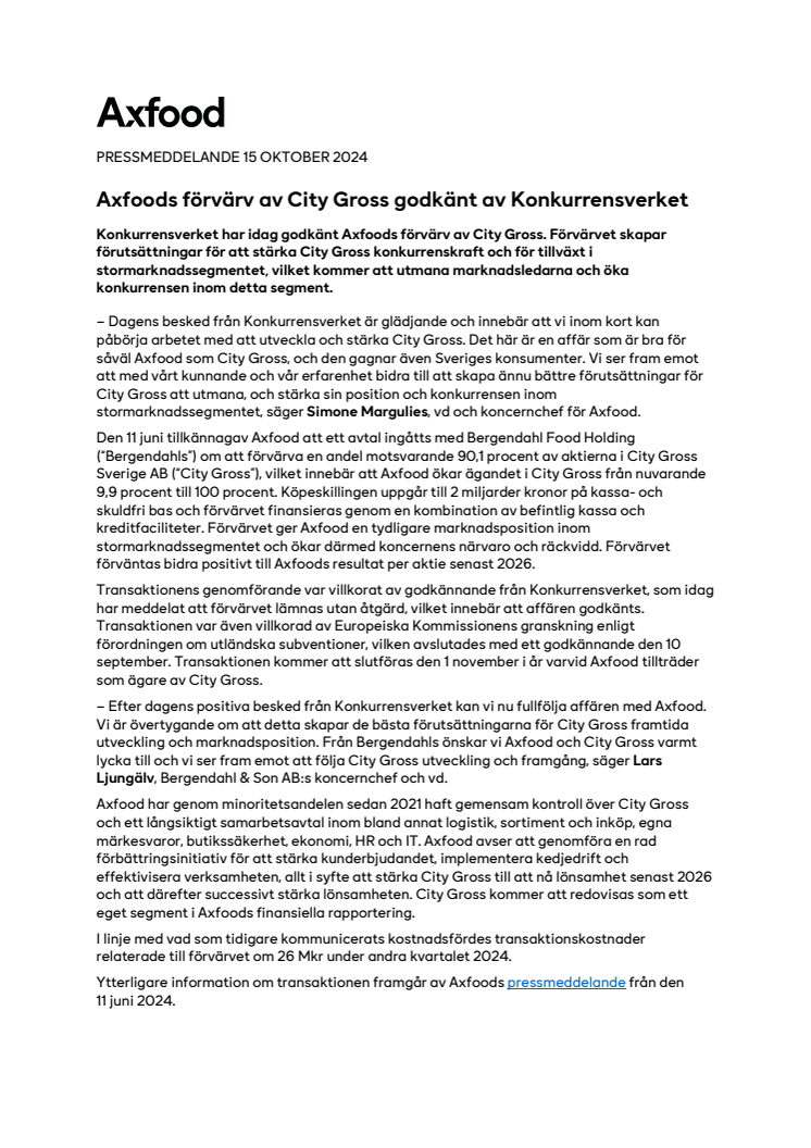 PM_241015_Axfoods förvärv av City Gross godkänt av Konkurrensverket.pdf