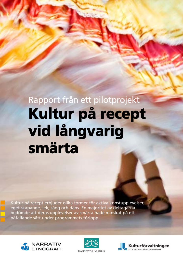 Kultur på recept vid långvarig smärta - rapport från ett pilotprojekt