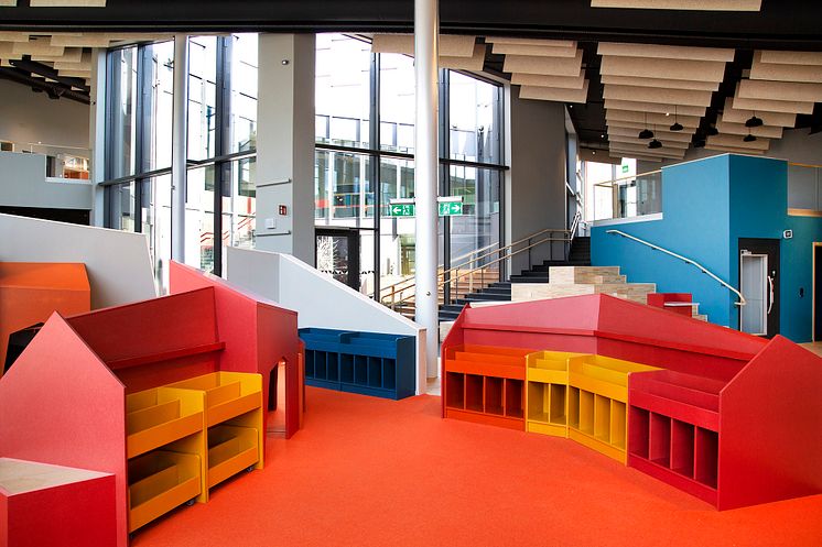 Barnbibliotek i Kulturhuset Bergsjön