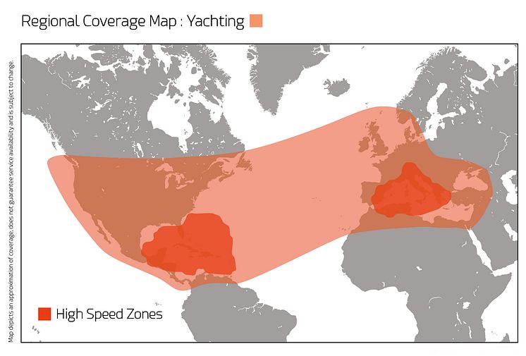 High res image - Marlink - High Speed Zones map