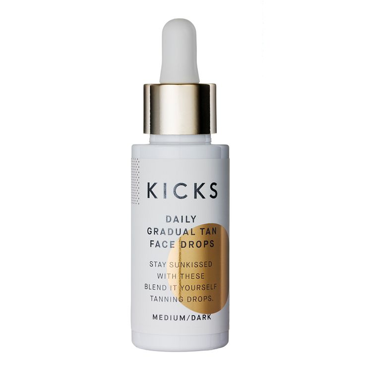 KICKS Daily Gradual Tan Face Drops MediumDark