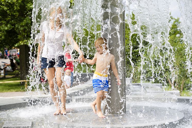 Wasserspielplatz im PLAYMOBIL-FunPark