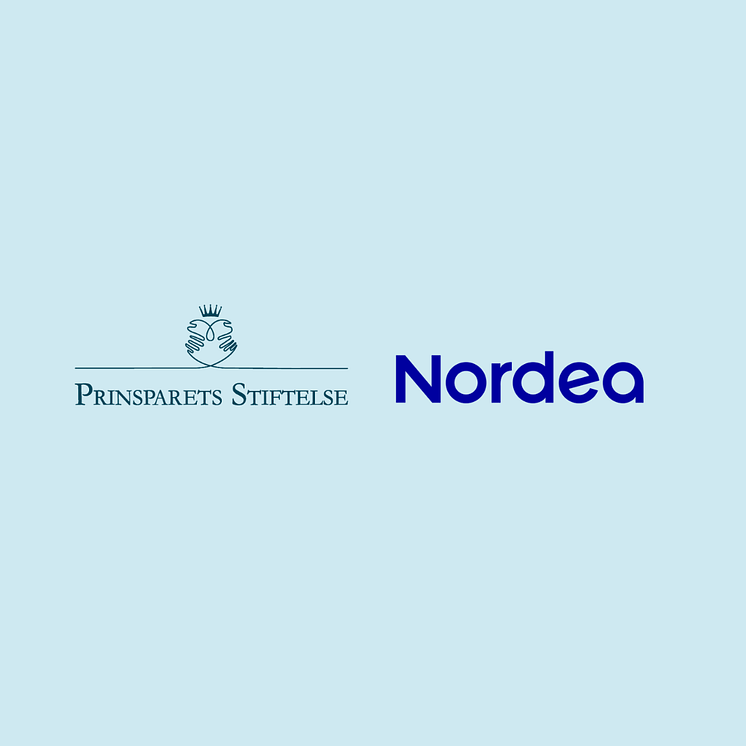 Prinsparets Stiftelse och Nordea loggor