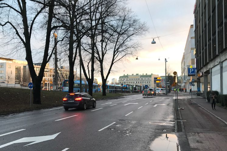 Nils Ericonsgatan stängs för genomfartstrafik i knappt fyra månader.