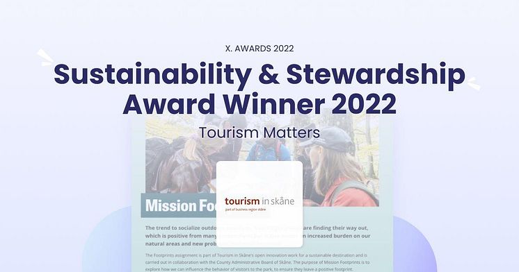 Sustainability & Stewardship Award Winner (F)