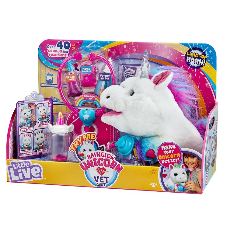 DreamToys19_38_Little Live Pets Rainglow Unicorn Vet Kit