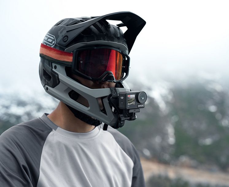 Riding-Helmet chin brace