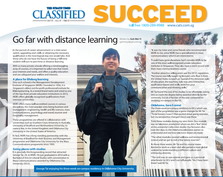 Go far with distance learning