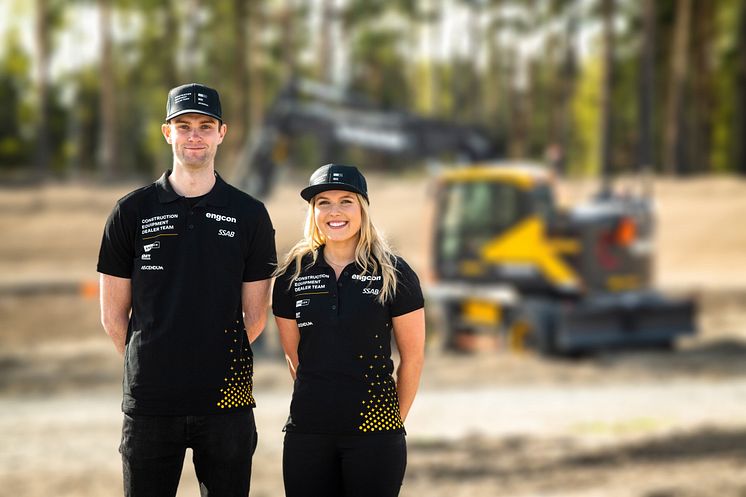 Niclas Grönholm och Klara Andersson - CE Dealer Team