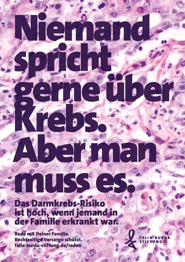  Anzeige. Werbekampagne zum Darmkrebsmonat März 2019