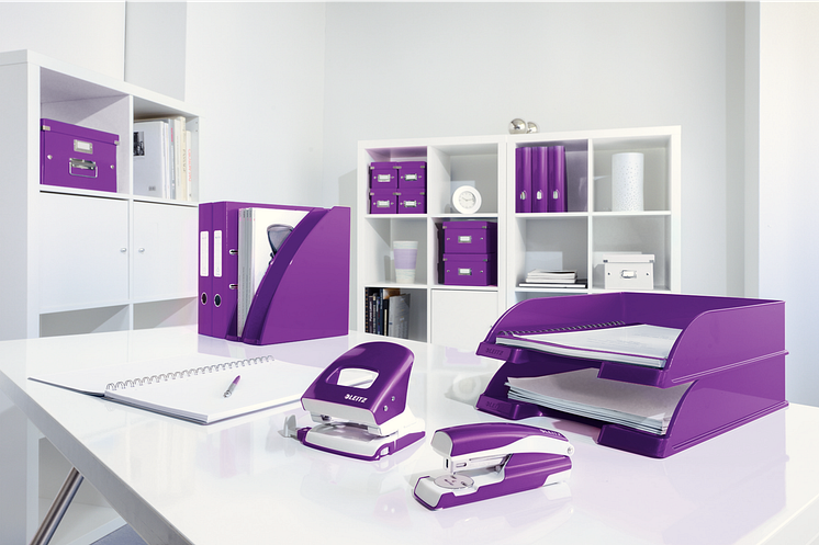 Leitz WOW range in Purple