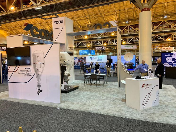 High res image - Cox Powertrain - IWBS 2019 booth