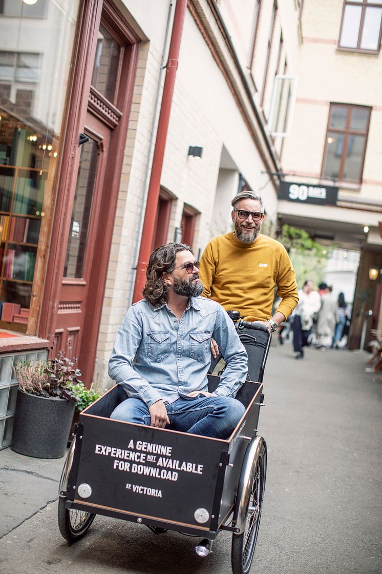 Kentuckyseven på Victoriagårdens cykel