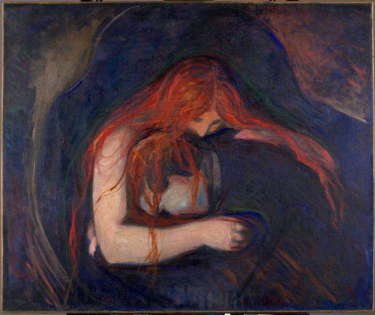 Edvard Munch: Vampyr / Vampire (1895)