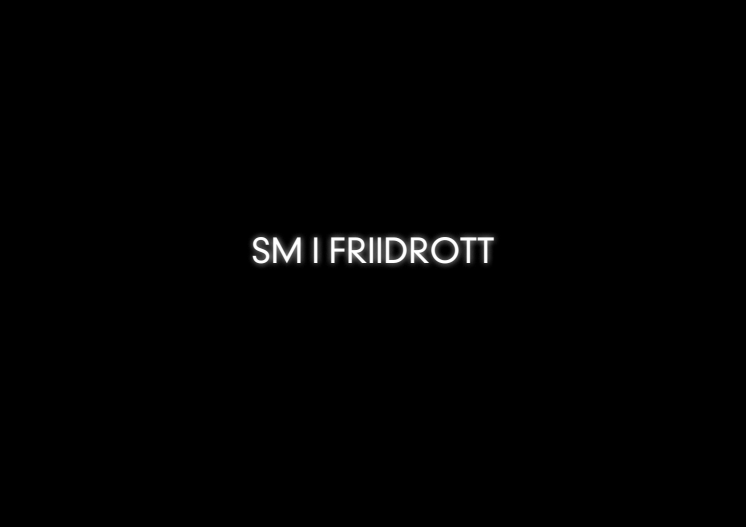 Profilprogram Friidrotts-SM Borås 2013