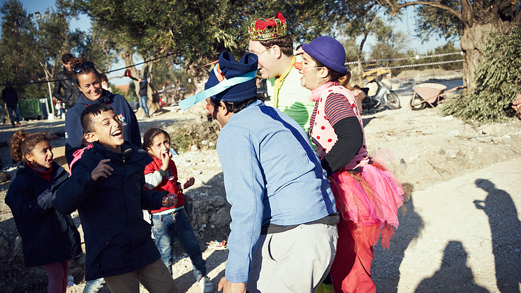 Clowner utan Gränser i Grekland