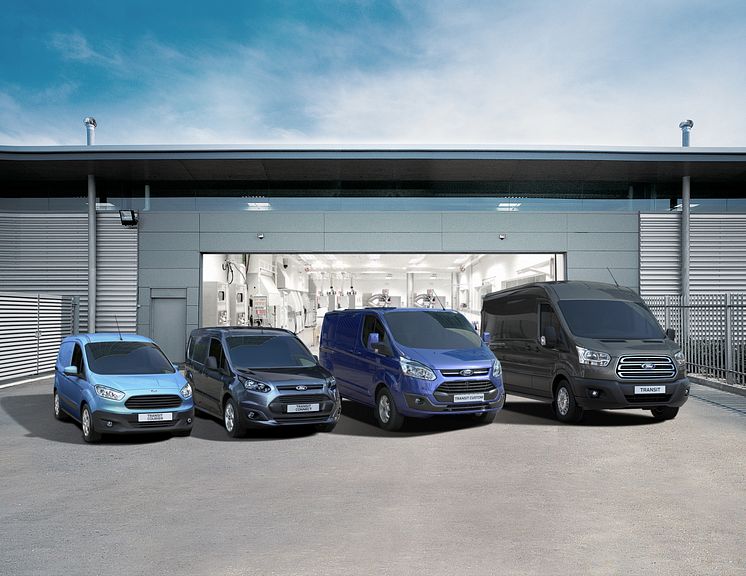 Den fulde Ford Transit serie