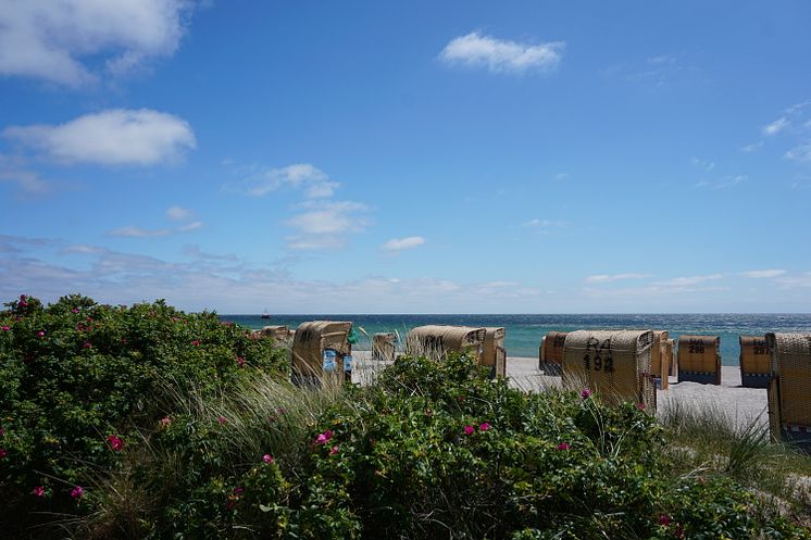 Südstrand im Sommer