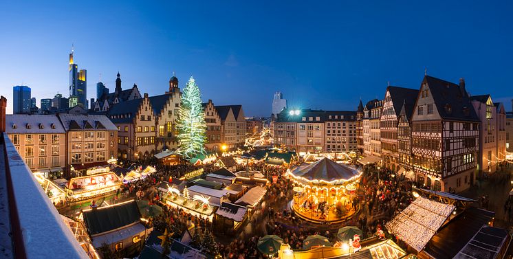 Julemarkedet på Römerberg i Frankfurt am Main