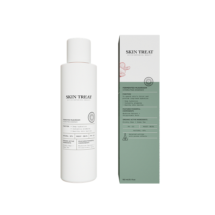 Skin Treat - Fermented Mushroom Hydrating Essence - 4000x4000px - frilagd - utan skugga