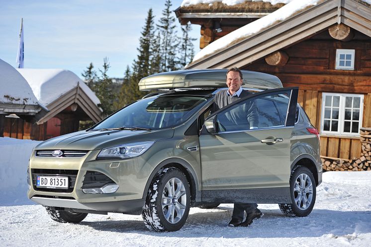 Adm. dir i Ford Motor Norge Steve Kimber ved nye Ford Kuga