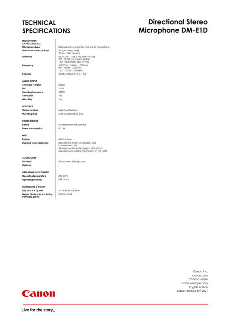 Directional Stereo_PR Spec Sheet.pdf