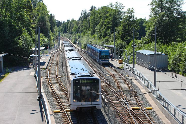 T-bane og trikk på Jar