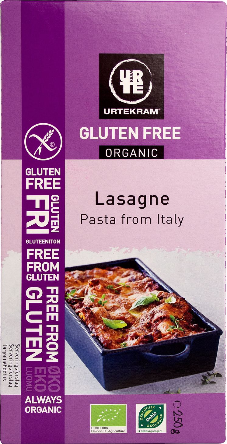 Urtekram Lasagneplater glutenfri