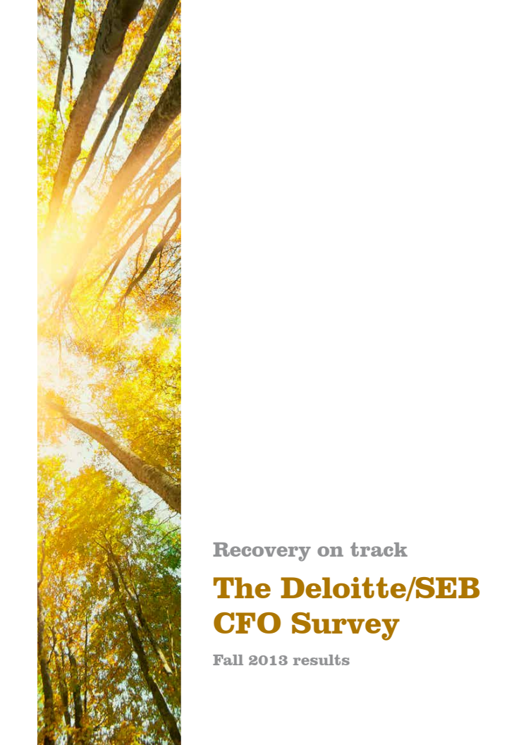 Deloitte/SEB CFO Survey 