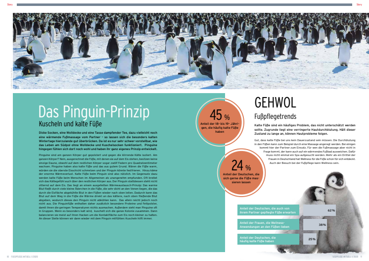 Das Pinguin-Prinzip: Kuscheln und kalte Füße