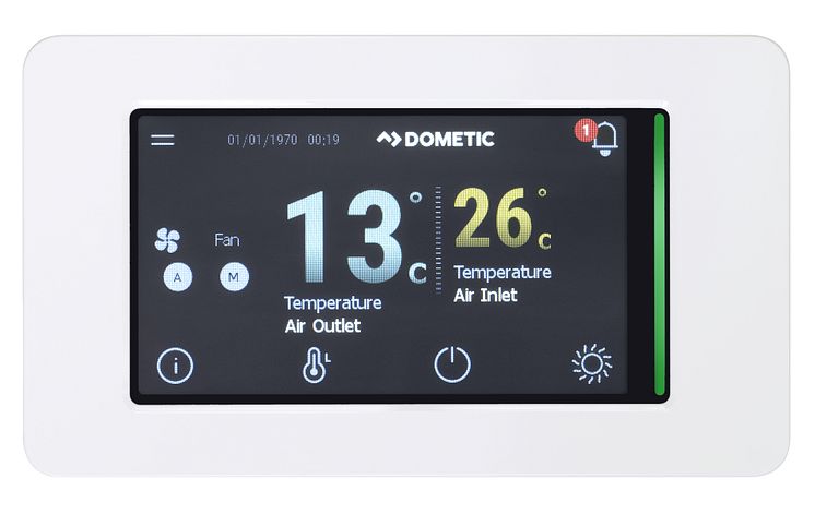 Hi-res image - Dometic - Dometic Frosty Var touch screen control
