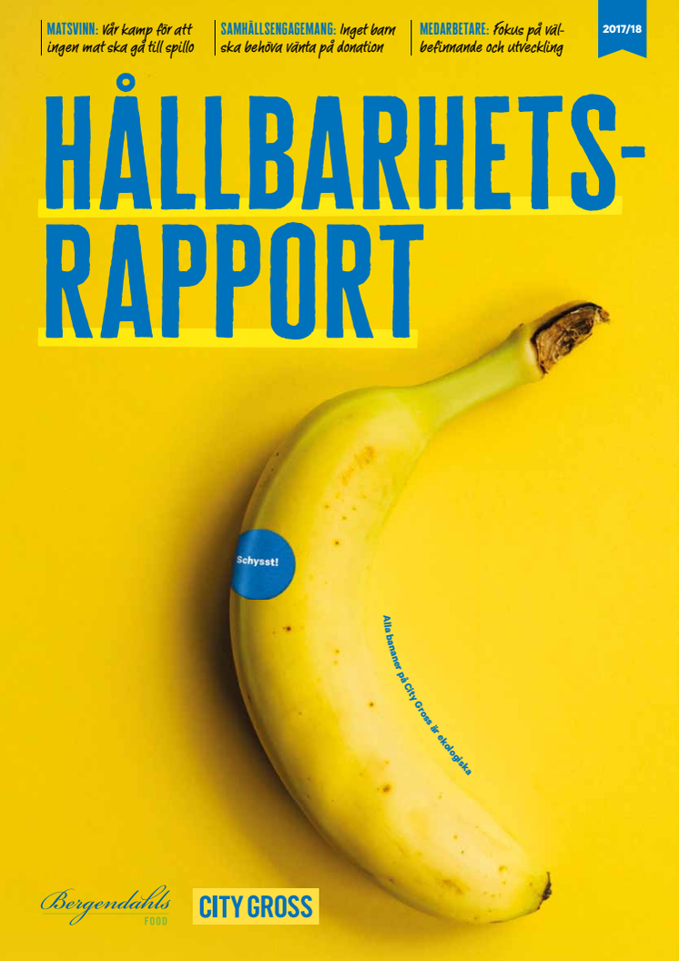 Bergendahls Food: Hållbarhetsrapport 2018