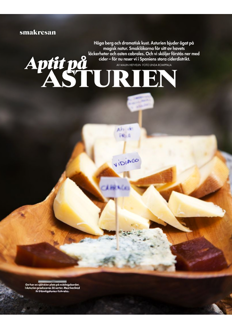 Artikel "Aptit på Asturien"