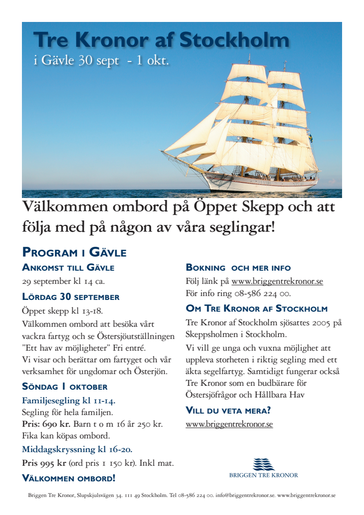 Program i Gävle 2017