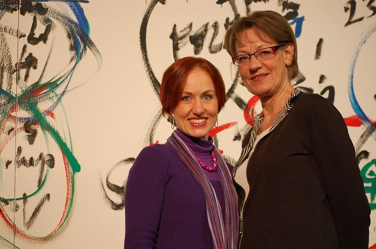 Johanna Sjöström och Gudrun Schyman 