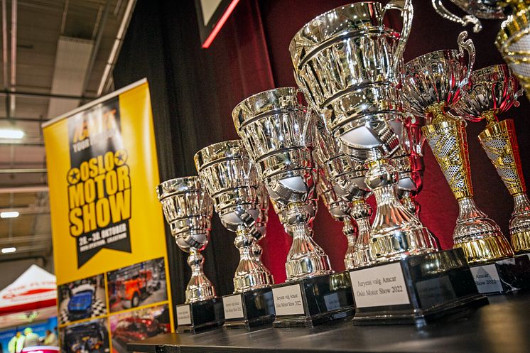 Många priser delas ut som avslutning på Oslo Motor Show däribland Skandinavias Flotteste bil och Scandinavian Truck Trophy Foto Mattias Larsson Bilsport