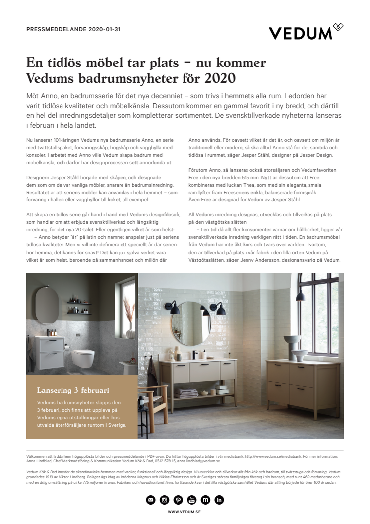 Vedums badnyheter 2020