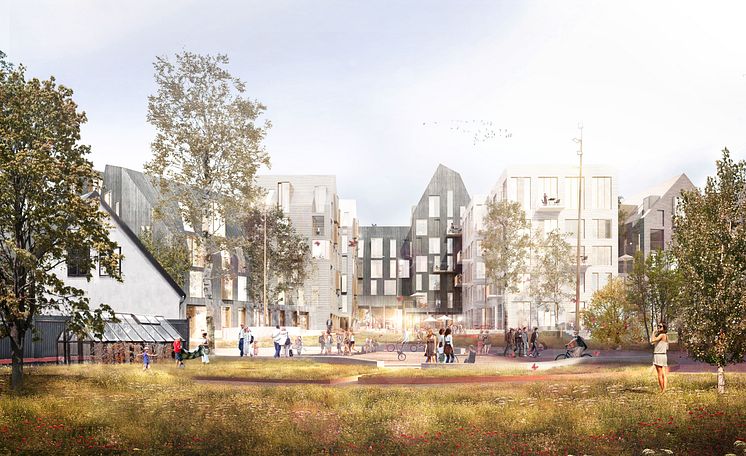 Arkitektförslag kvarteret Galten