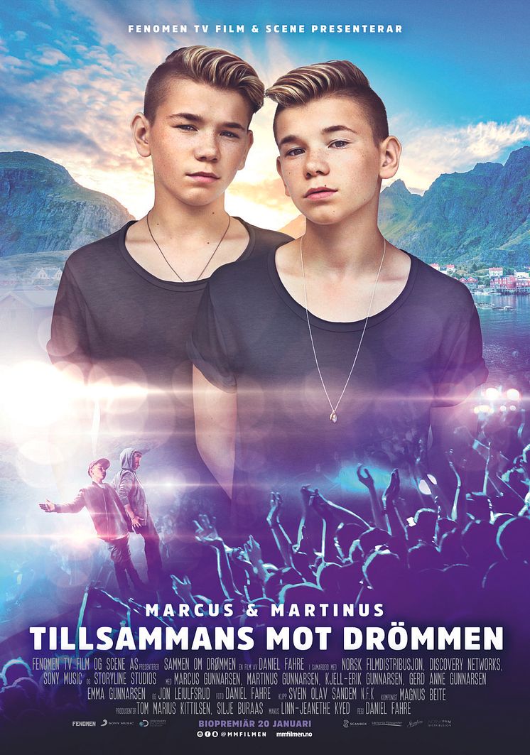 Bioposter: Marcus & Martinus - Tillsammans mot drömmen