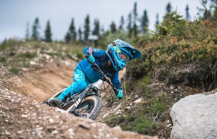 Fun for the bigger kids - Biking in Hafjell Bike Park- Photo Gisle Johnsen