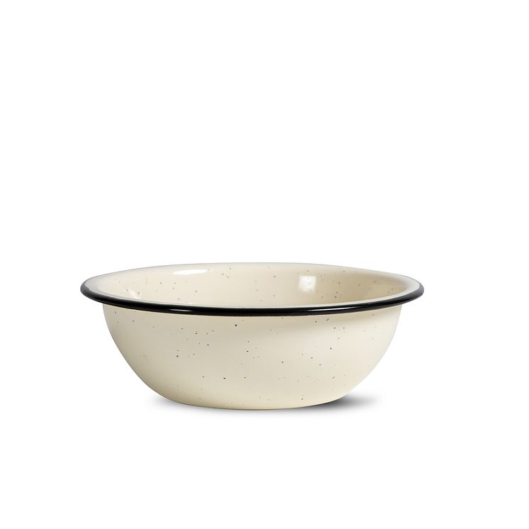 Doris enamel bowl, beige - Sagaform SS22 - 5018176