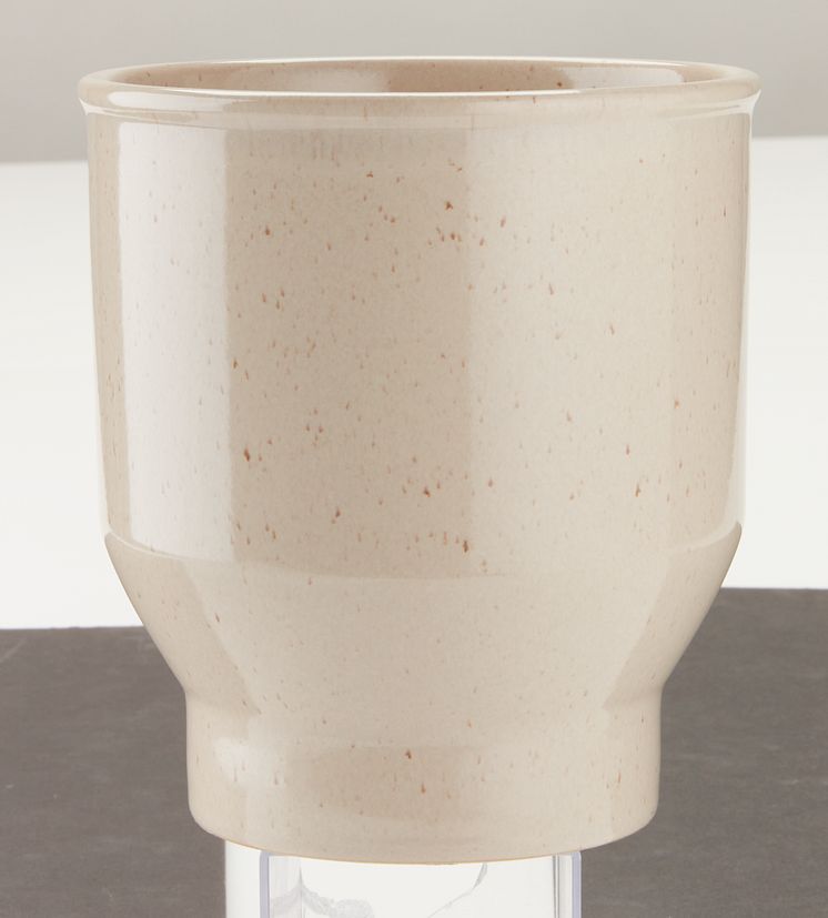 Blomsterpotte ADAM Ø15xH17cm beige (60 DKK)