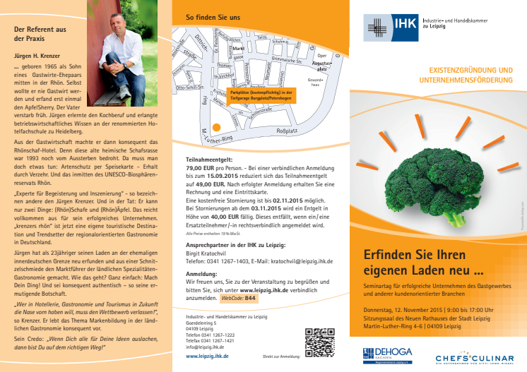 Seminartag IHK zu Leipzig 12.11.2015 "Erfinden Sie Ihren eigenen Laden neu"