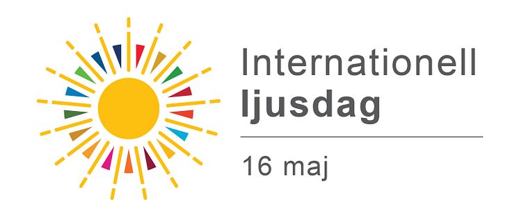 Logotype för den Internationella ljusdagen som arrangeras av Unesco