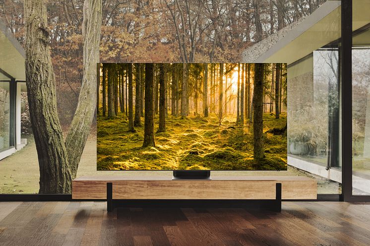 A Samsung TV QN900B Lifestyle Image